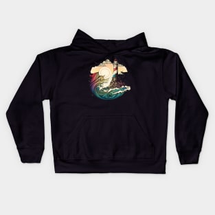 Lighthouse Colorful Art Creation V4 Kids Hoodie